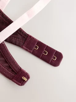 B by Ted Baker Soutien-gorge triple boost fleuri aubergine violet