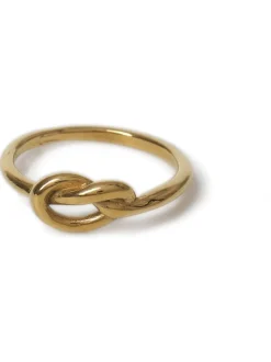 Bague Aela de ton or en acier inoxydable avec nœud