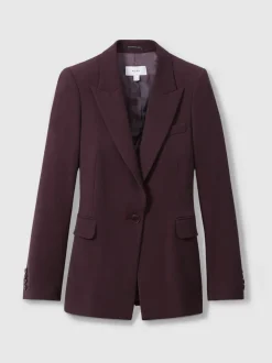 Baies - Blazer de costume droit ajusté Reiss Gabie