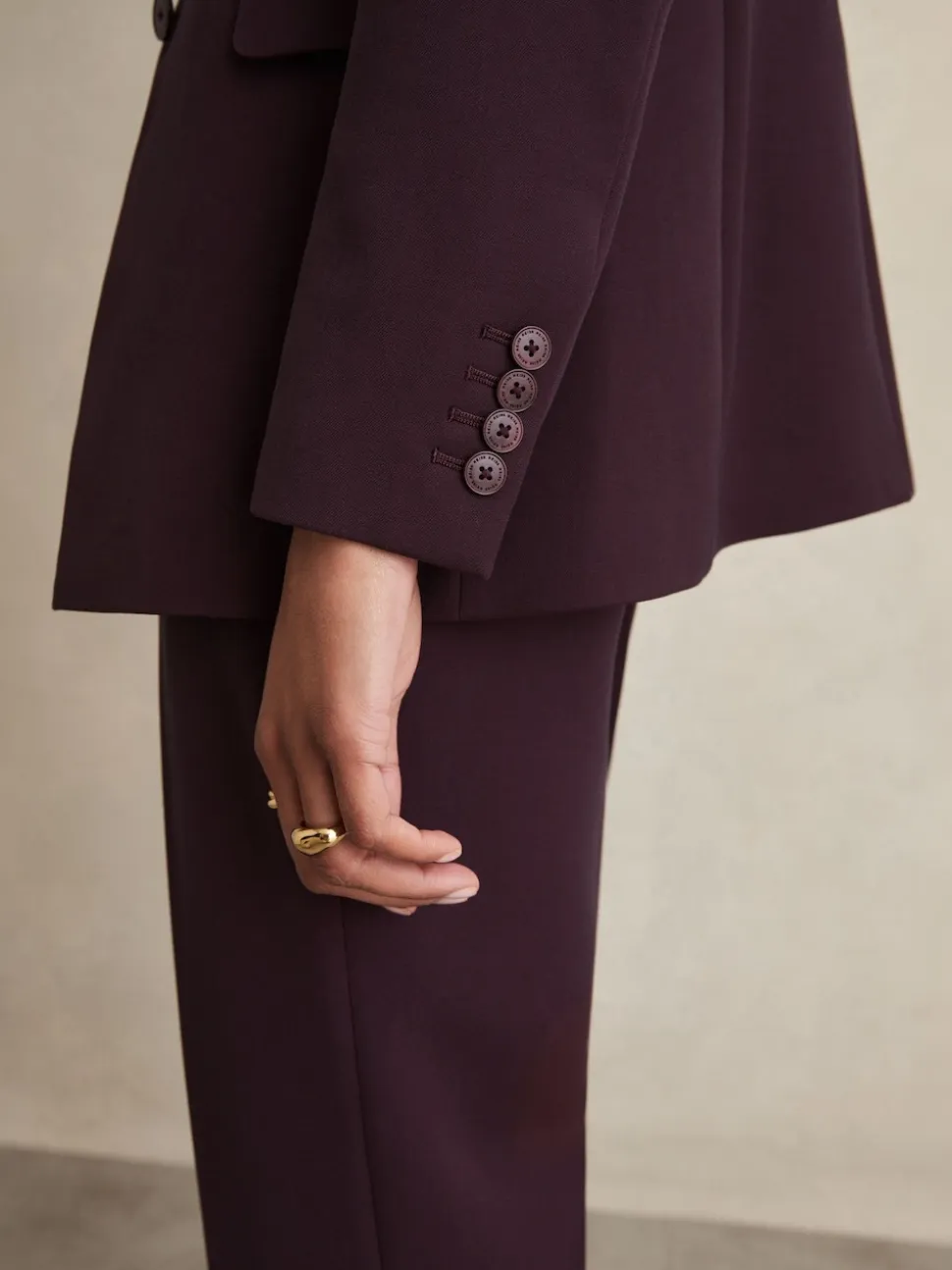Baies - Blazer de costume droit ajusté Reiss Gabie
