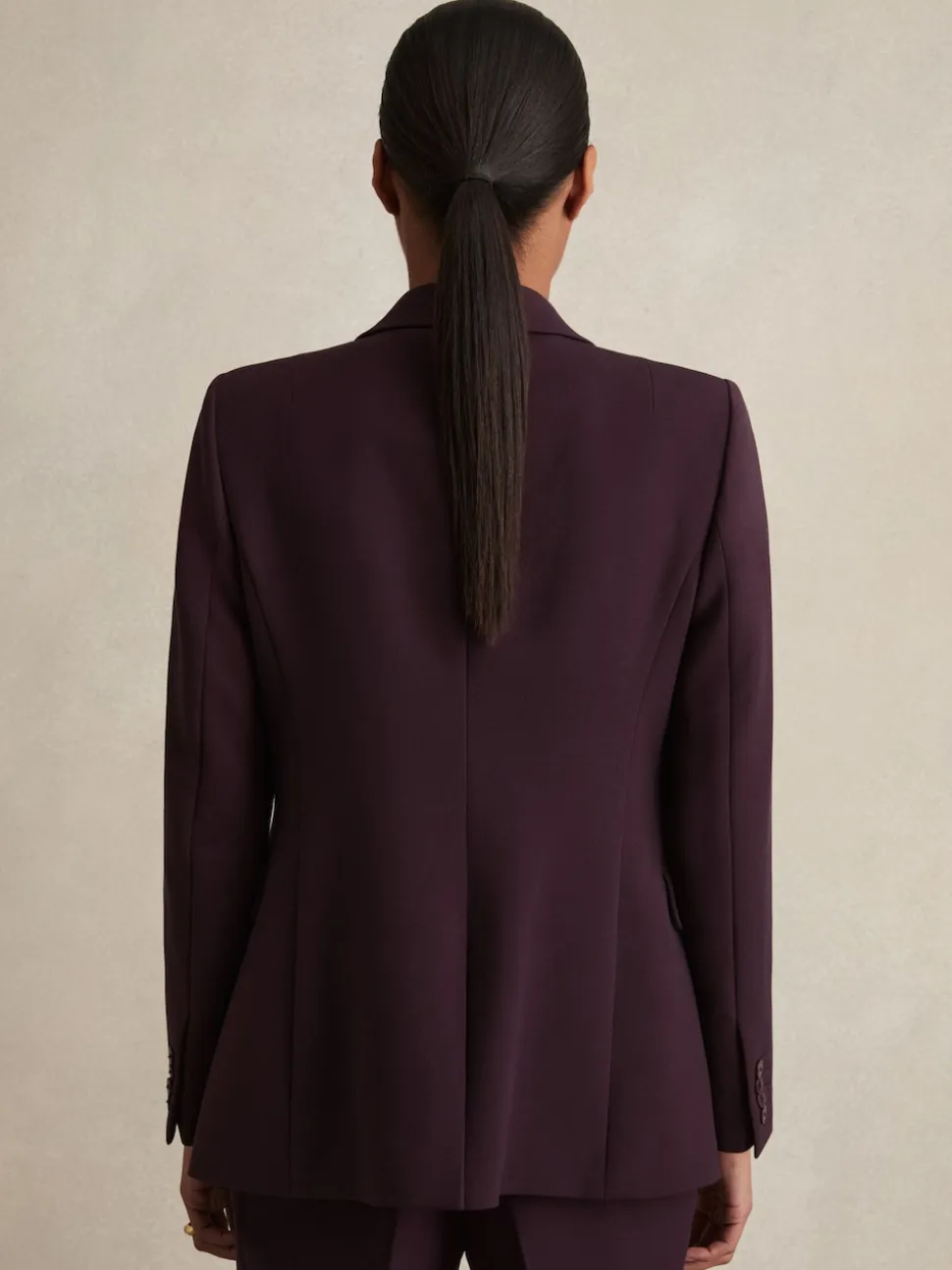 Baies - Blazer de costume droit ajusté Reiss Gabie