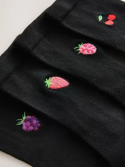 Baies - Chaussettes à motif brodé 4 Pack