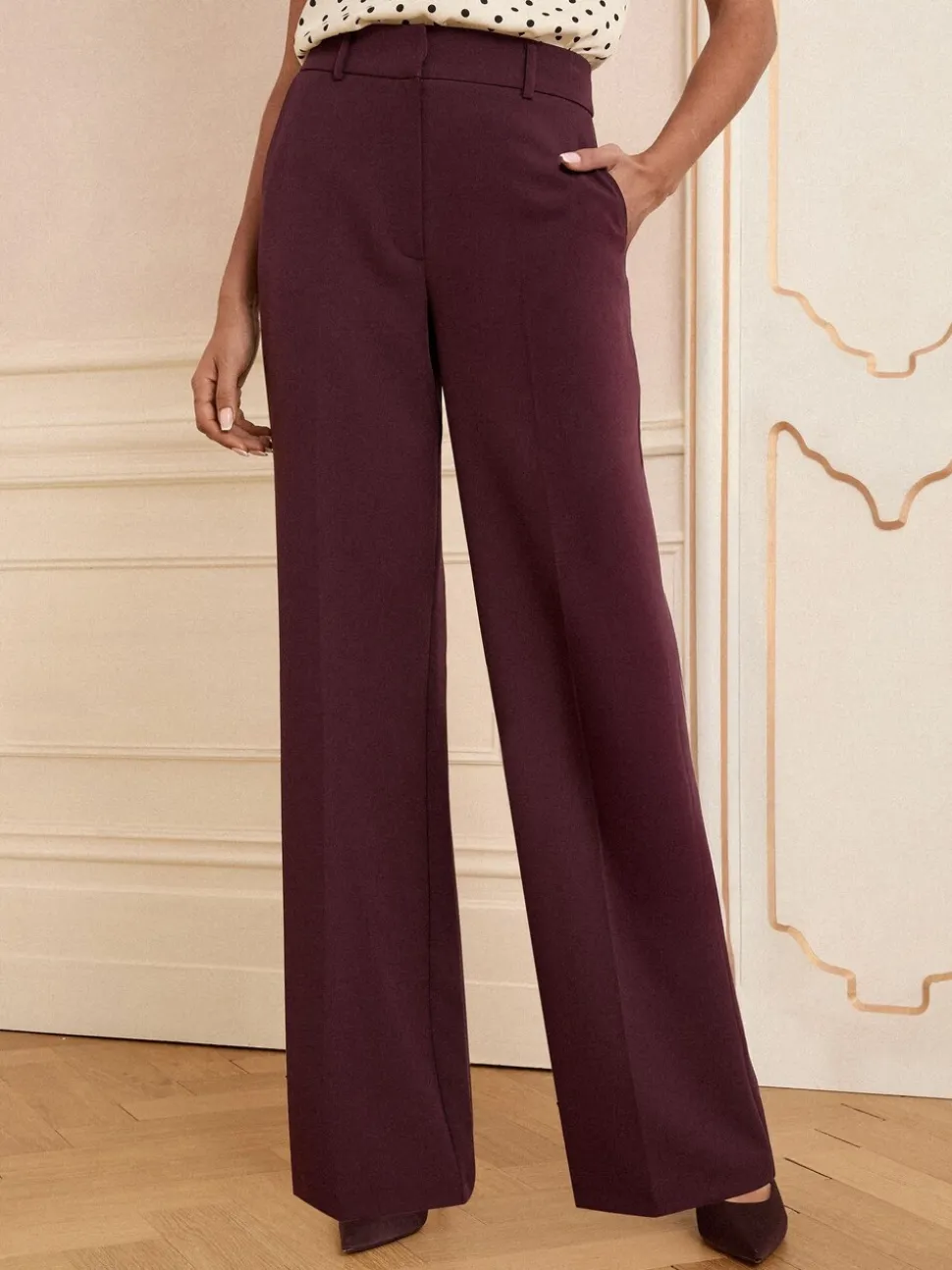 Baies - Love & Roses Pantalons amples