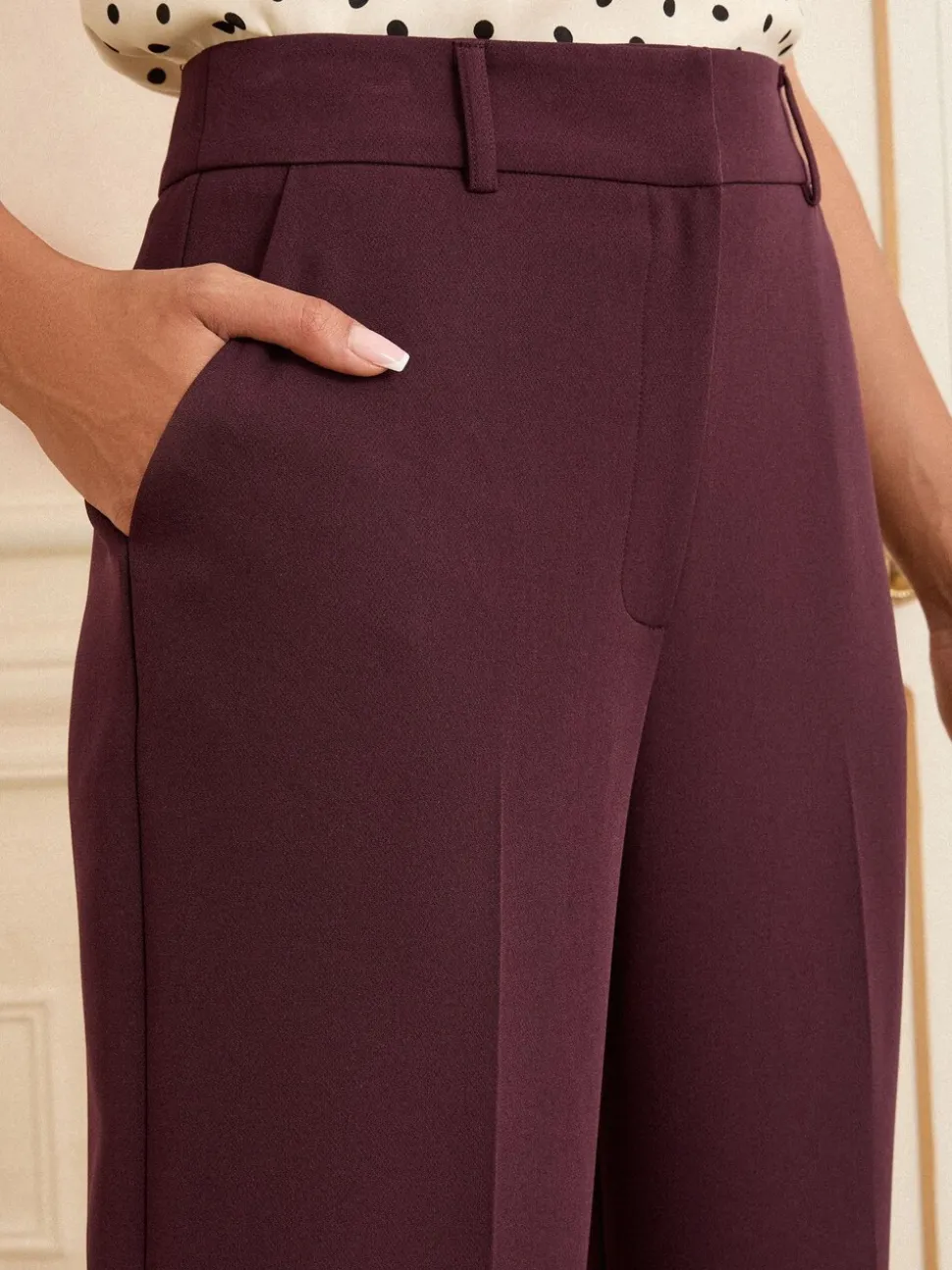 Baies - Love & Roses Pantalons amples