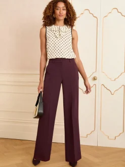 Baies - Love & Roses Pantalons amples