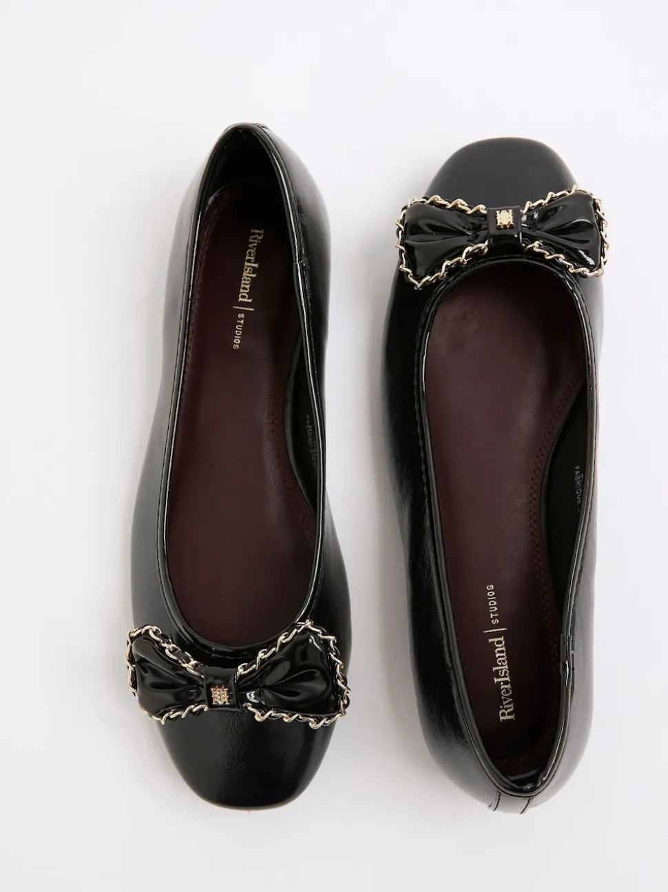 Ballerines River Island à nœud