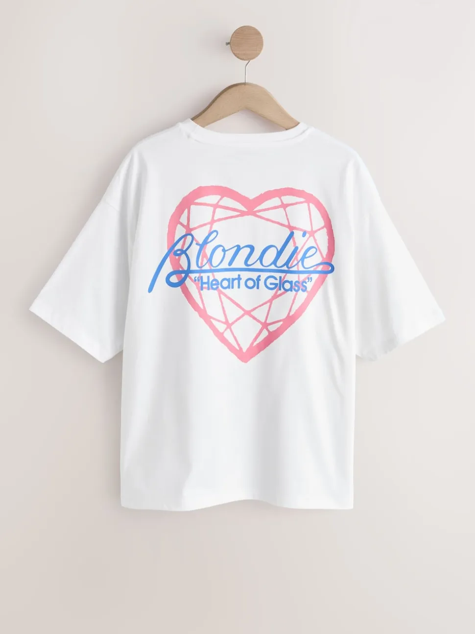 Bande blanche/bleue - Pyjama Blondie à manches courtes