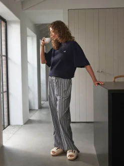 Bande marine - soi-même. Pyjama à manches courtes