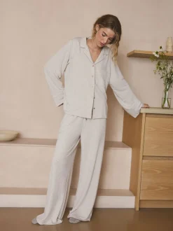 Bande neutre - Pyjama en jersey boutonné