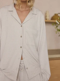 Bande neutre - Pyjama en jersey boutonné