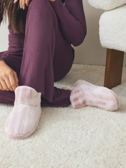 Bande rose - Chaussons bottes