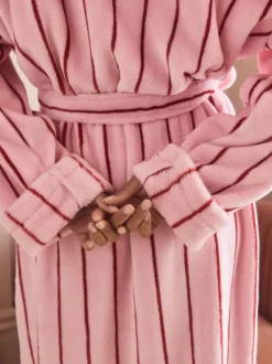 Bande rose - Robe de chambre douillette