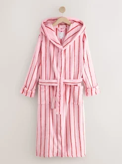 Bande rose - Robe de chambre douillette