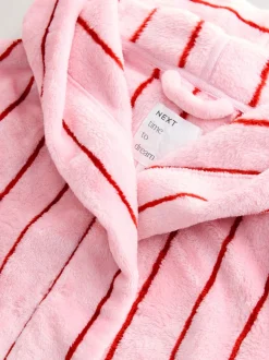 Bande rose - Robe de chambre douillette
