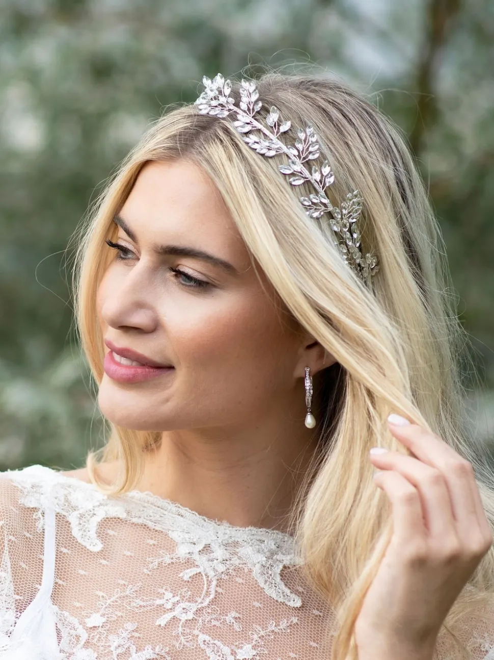 Bandeau Ivoire &Co Utopia Leafy Crystal