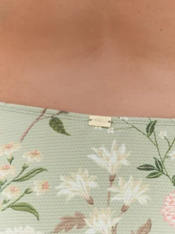 Bas de bikini Laura Ashley taille haute