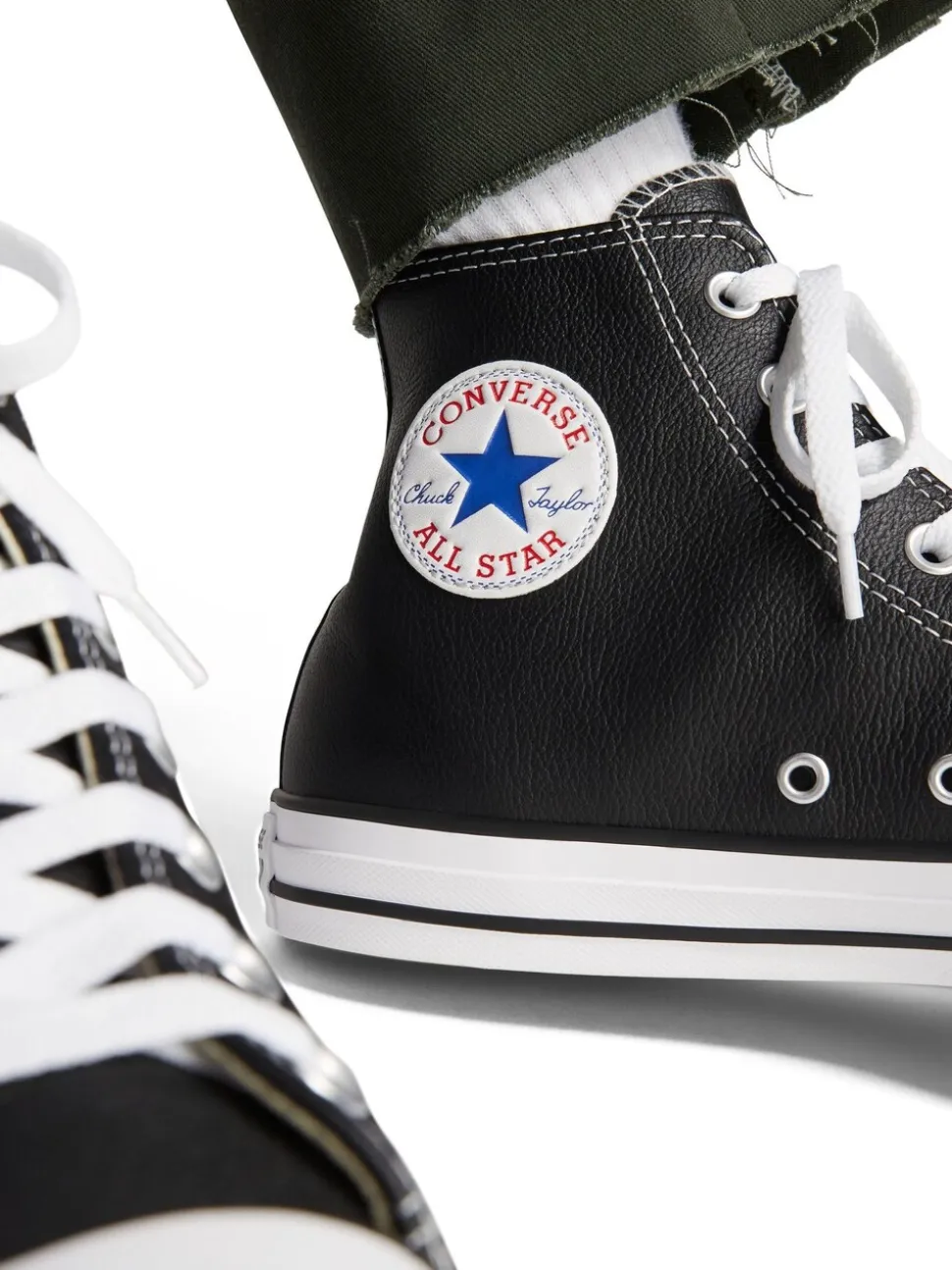 Baskets montantes en cuir Converse