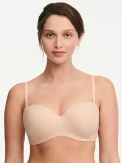 Beige doré - Soutien-gorge Chantelle Norah Soft Feel sans bretelles