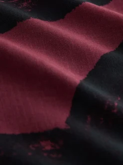Berry Rouge N Swirl - Écharpe légère carrée