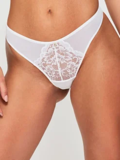 Blanc - Ann Summers lot de 3 culottes sexy en dentelle