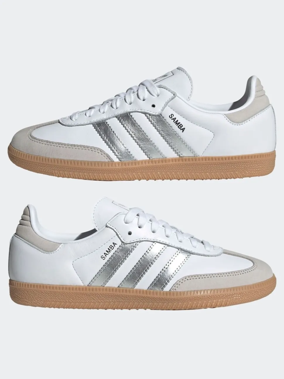 Blanc - Baskets Adidas Original Samba Og