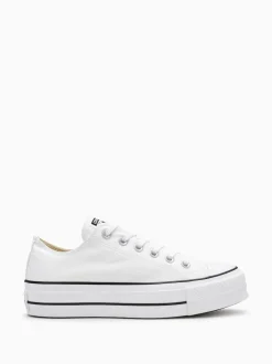 Blanc - Baskets Converse Platform Lift Chuck Ox