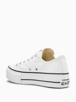 Blanc - Baskets Converse Platform Lift Chuck Ox