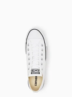 Blanc - Baskets Converse Platform Lift Chuck Ox