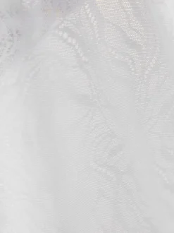 Blanc - Body string rembourré Lipsy en dentelle à manches longues
