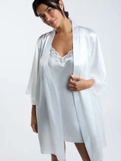 Blanc - Boux Avenue Peignoir Amelia