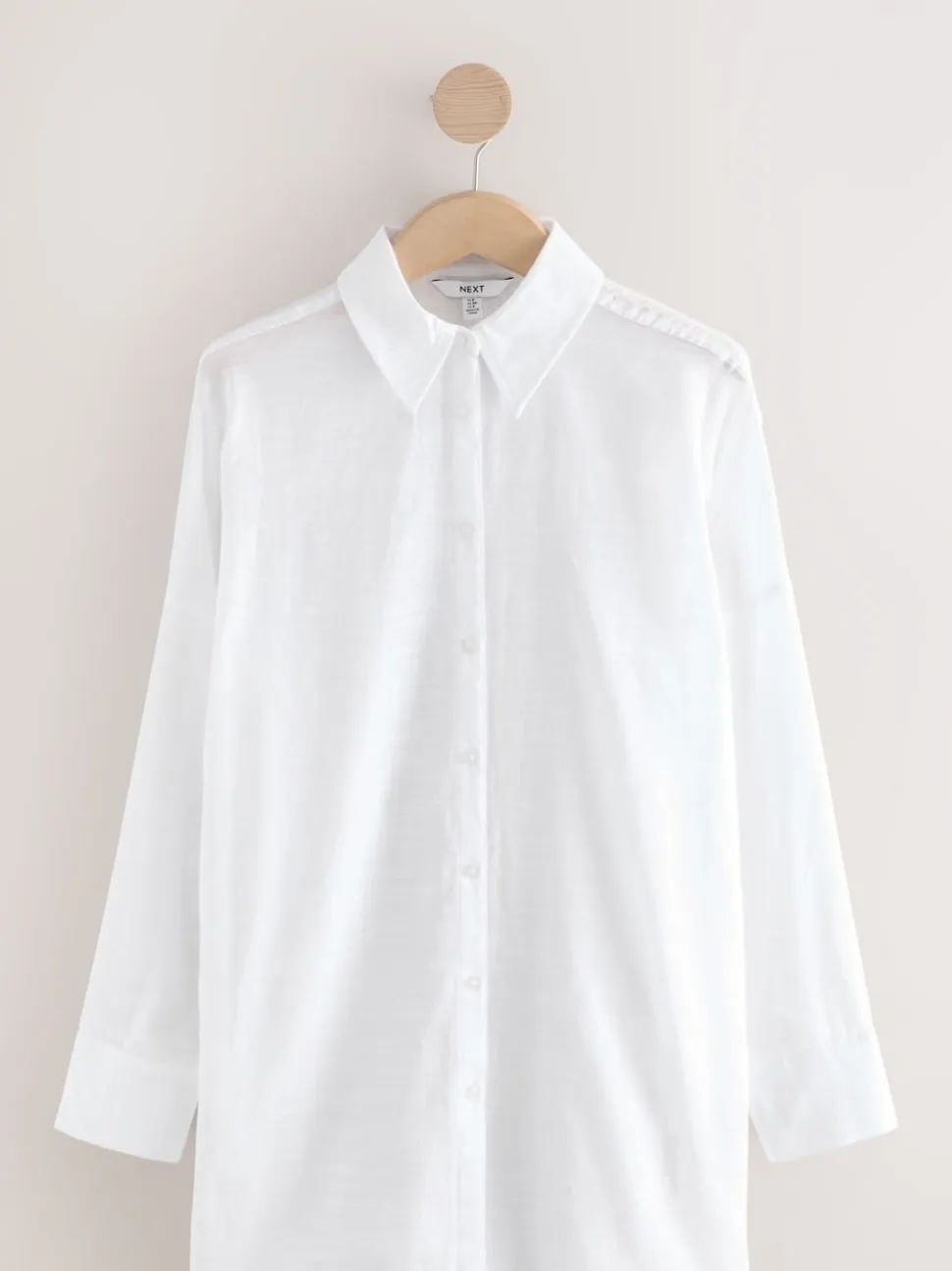 Blanc - Chemise de plage