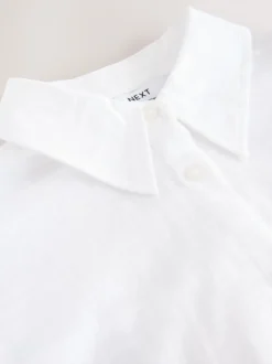 Blanc - Chemise de plage