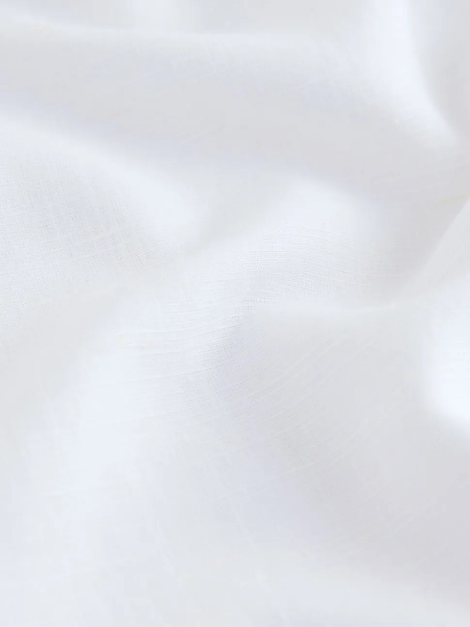 Blanc - chemise Manche courte en lin