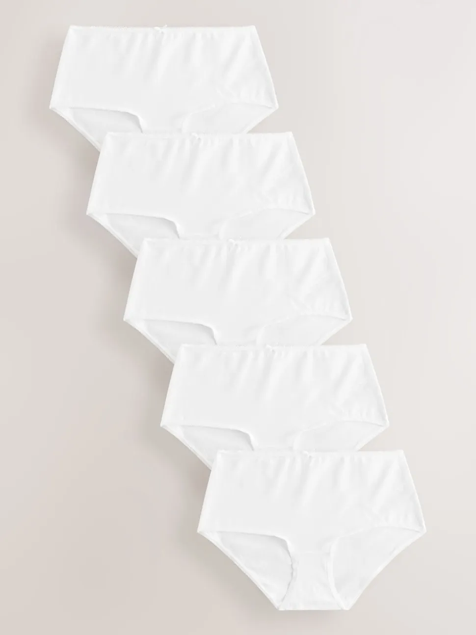 Blanc - Culotte en coton riche 5 Pack
