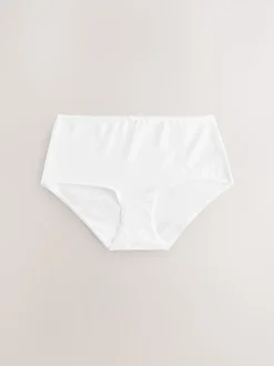 Blanc - Culotte en coton riche 5 Pack