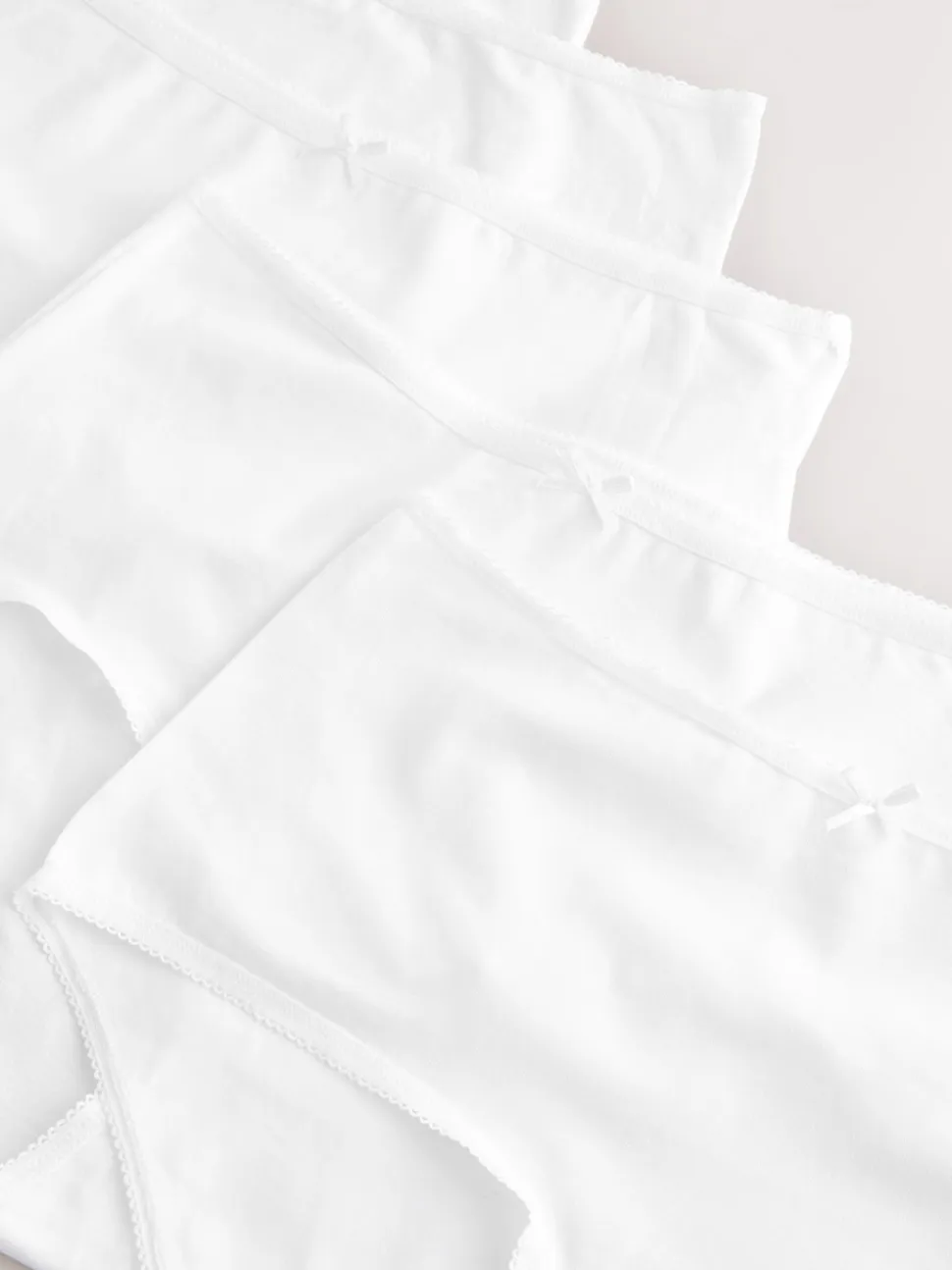 Blanc - Culotte en coton riche 5 Pack