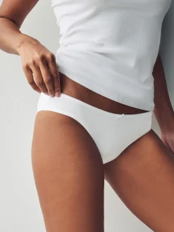 Blanc - Culotte en coton riche 5 Pack