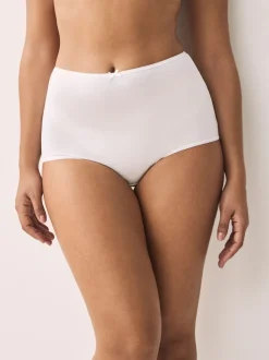 Blanc - Culotte en coton riche 5 Pack