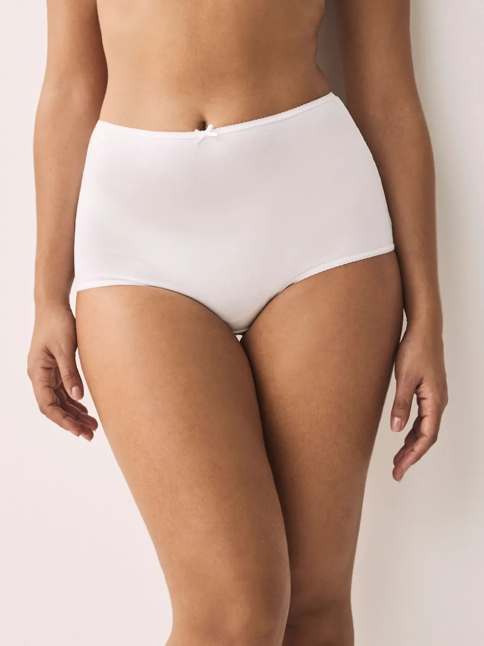 Blanc - Culotte en coton riche 5 Pack
