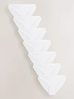 Blanc - Culotte en coton riche 7 Pack