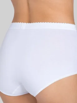 Blanc - Culotte Sloggi Tummy Control 2 Pack Knickers