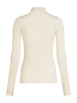 Blanc - Hunkemoller T-shirt super doux à col roulé avec couche de base en cachemire