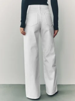 Blanc - Jean large