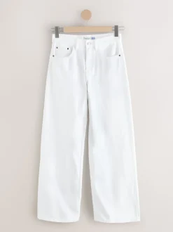 Blanc - Jean large