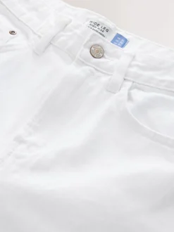 Blanc - Jean large