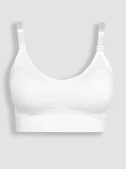Blanc - Jojo Maman Bébé Emma Jane Soutien-gorge de maternité et d'allaitement rembourré et sans coutures