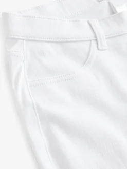 Blanc - Leggings courts en jersey