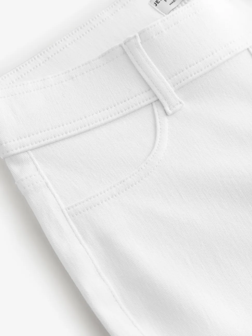 Blanc - Leggings Jersey Denim