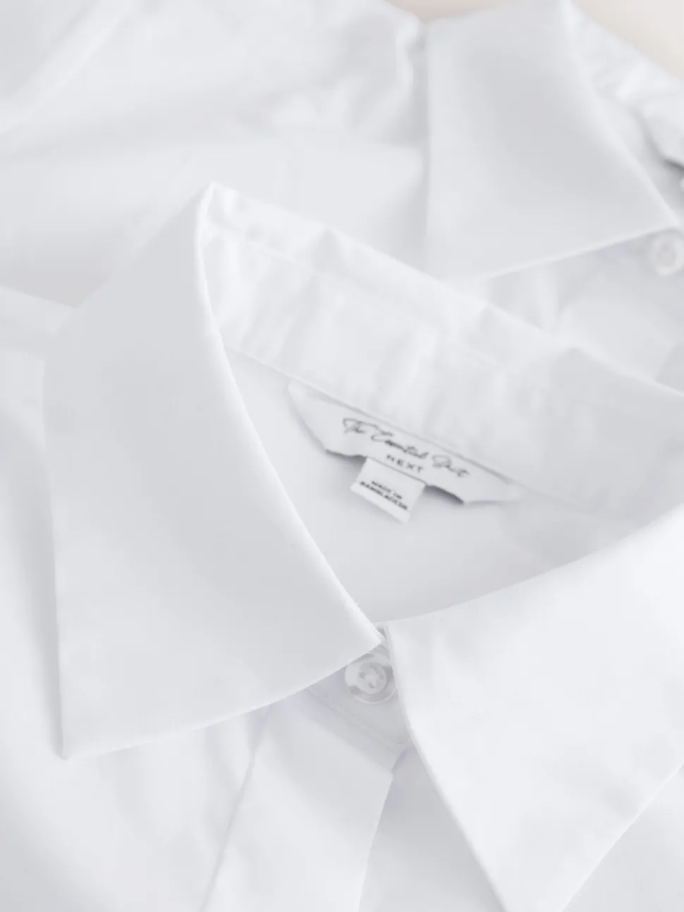 Blanc - Lot de 2 Chemises ajustées extensibles indispensables à Manches courtes