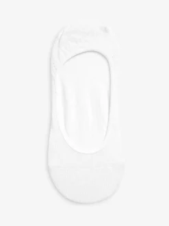 Blanc - Lot de 3 paires de chaussettes invisibles décolleté